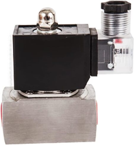 Piston Type Antiseptic Acid Solenoid Valve,Stainless Steel Normally Closed Water Liquid Oil Gas Steam 2 Way Valves, 150 C 1Pcs(AC 24V,1 Inch) in Saudi Arabia