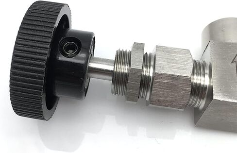 1/8 quot; 1/4 quot; 3/8 quot; 1/2 quot; Male Female Elbow 90 Degree Needle Valve Crane Elbow 304 Stainless Flow Control Water Gas Oil 1Pcs(Female to Female,0.25 Inch) in Saudi Arabia