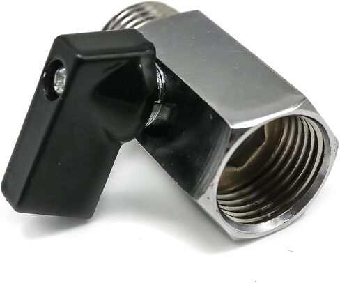 Brass Ball Valve 1/8 Quot; 1/4 Quot; 3/8 Quot; 1/2 Quot; BSP Threaded Mini Male To Female Air Compressor Water Gas Oil Shut Off Valve 1Pcs(Male To Female,1/8 Inch) in Saudi Arabia