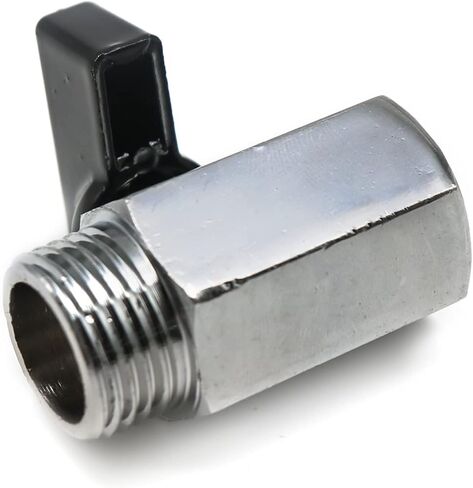 Brass Ball Valve 1/8 Quot; 1/4 Quot; 3/8 Quot; 1/2 Quot; BSP Threaded Mini Male To Female Air Compressor Water Gas Oil Shut Off Valve 1Pcs(Male To Female,1/8 Inch) in Saudi Arabia
