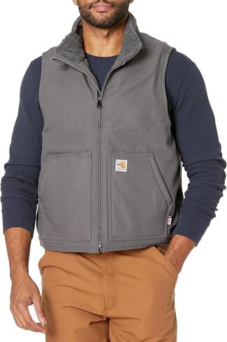 Carhartt Men's Flame-Resistant Duck Sherpa-Lined Vest in Saudi Arabia