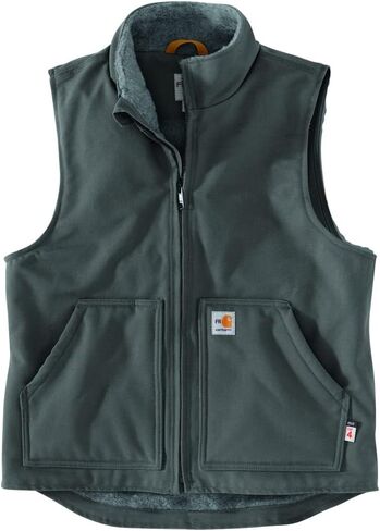 Carhartt Men's Flame-Resistant Duck Sherpa-Lined Vest in Saudi Arabia