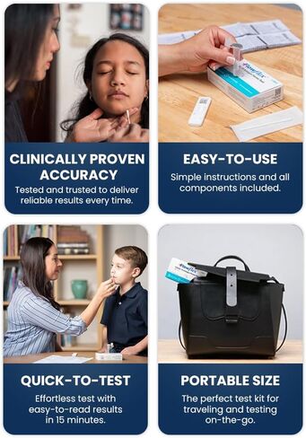 اختبار فلوفليكس لمستضد كوفيد-19 المنزلي، عبوة واحدة، إجمالي اختبارين in Kuwait