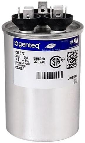 100335-02 - 30 + 5 UF MFD 370 VALT VAC - Lennox Round Dual Run Empgrade in Saudi Arabia