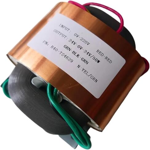 R Core Transformer 50W Dual 24V R40 Transformers 220V to 24V-0-24V R Type Transformers Custom Copper Shield HiFi Power Amplifier in Saudi Arabia