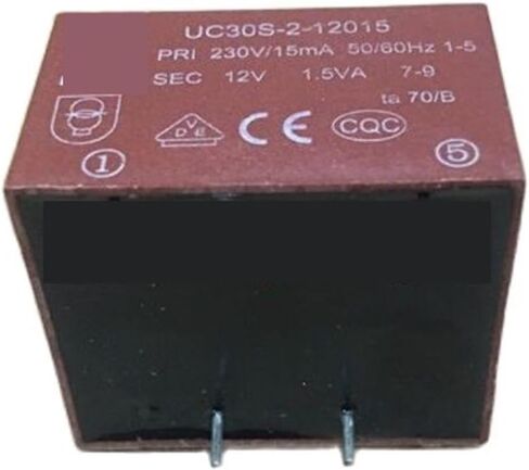 UC30S-2-12015 علب UC30S محول مختوم 230V إلى 12V 1.5VA PRI 230V/15MA 60/60Hz SEC 12V 1.5VA in Saudi Arabia