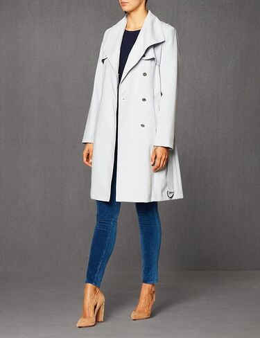 Calvin Klein Women's Belted Wrap Trenchcoat in Saudi Arabia