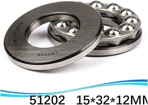 10pcs Axial Ball Thrust Bearing Plane Thrust Ball Bearing 51202 15 * 32 * 12 Mm Inch Bearing Steel Deep Groove in Saudi Arabia