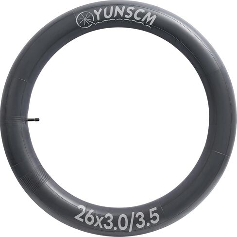 YUNSCM 26x3.0/3.5 Fat Bike Tube 26 x 3.0/3.5 AV32mm (76/89-559) Compatible with 26x3.0 26x3.50 Bike Bicycle Tire Tube in Saudi Arabia