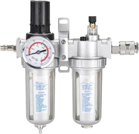 SFC400 1/2 SFC300 SFC200 1/4 Air Compressor Filter Regulator Oil Water Separator Trap Regulator Valve Pneumatic Parts(SFC w PC6,SFC300) in Saudi Arabia