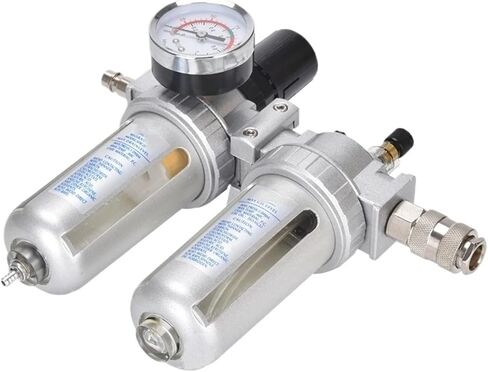 SFC400 1/2 SFC300 SFC200 1/4 Air Compressor Filter Regulator Oil Water Separator Trap Regulator Valve Pneumatic Parts(SFC w PC6,SFC300) in Saudi Arabia