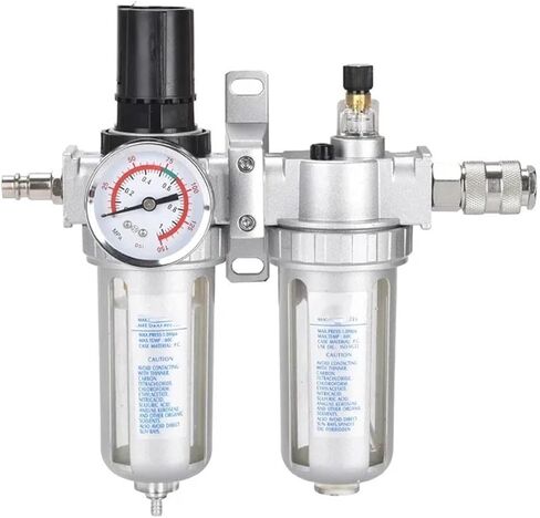 SFC400 1/2 SFC300 SFC200 1/4 Air Compressor Filter Regulator Oil Water Separator Trap Regulator Valve Pneumatic Parts(SFC w PC6,SFC300) in Saudi Arabia