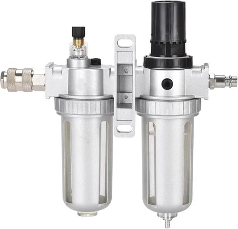 SFC400 1/2 SFC300 SFC200 1/4 Air Compressor Filter Regulator Oil Water Separator Trap Regulator Valve Pneumatic Parts(SFC w PC6,SFC300) in Saudi Arabia