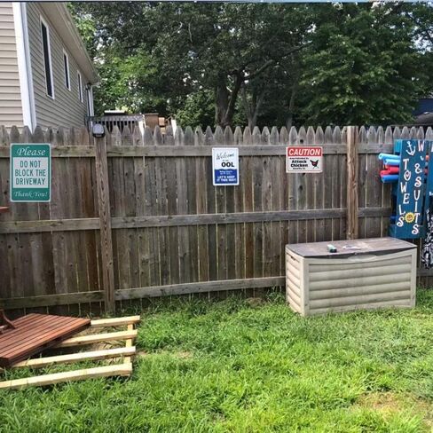 علامة الألومنيوم المعدنية الجديدة ، يرجى إغلاق لعبة The Gate Horses Sign Sign Sign Sign General for Outdoor & Indoor 12 "× 8" in Kuwait