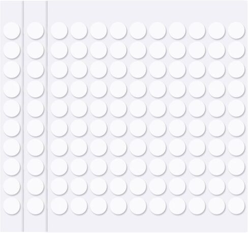 600pcs الرغوة نقاط مزدوجة اللصق ، دوائر النقطة الرغوية المصغرة ذاتيا ، شريط إيفا مستديرة لبطاقات التزيين الجدارية بطاقات عيد ميلاد دعوة ديي-أبيض in Saudi Arabia