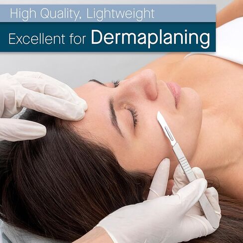 حزمة من 4 مقابض شرطية + حزمة من 1000 10R شفرات dermaplaning شفرات dermaplane in Kuwait
