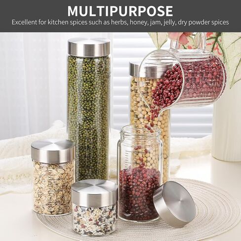 8 Oz Glass Juice Bottles, 4 Pack Glass Bottles with Lids, BPA Free, Borosilicate Glass, Leak Proof Lids for Juicing, Smoothies, Infused Water, Beverage Storage, Shaker Bottles in Saudi Arabia