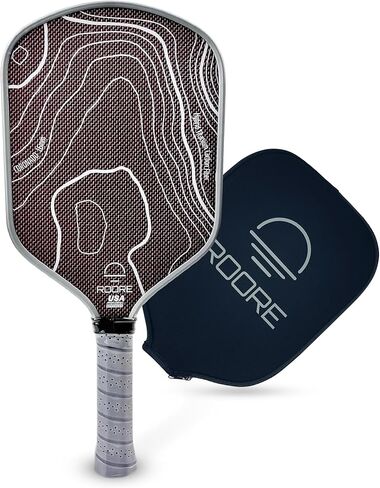 Roode Pet Titanium Surface Thermoformed و Edge Foam Pickleball Paddle Macket - - Hybrid Shape 16mm Paddles in Kuwait