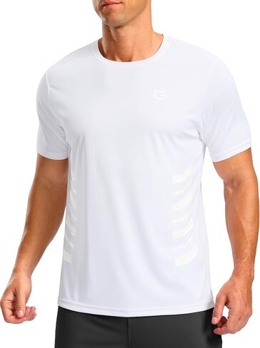 G Gradual Men's Workout Shirts Quick Dry Athletic Running T-Shirts Lightweight Moisture Wicking Short Sleeve Sports Gym Tops in Saudi Arabia