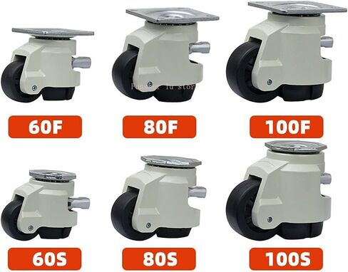 500 كجم من عجلات العجلة عجلات الدعم المسطح لاندزاليون عجلات شانك 1pcs (يدوي Shank-GD-60F) in Saudi Arabia