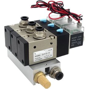 3v310-10-NC عادةً محطات صمام الملف اللولبي المغلقة مع مجموعة من المنوعات الأساسية DC12V DC24V AC110V AC220V 3 PORT 1PCS (تجهيزات DC12V 8MM) in Saudi Arabia