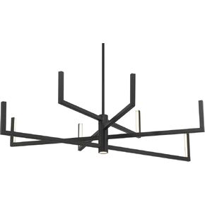 George Kovacs P1478-66A-L Articular LED Chandelier, Coal in Saudi Arabia