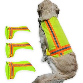 Reflective Dog Vest: Hi-Visibility Safety Gear for Outdoors. Safeguard Your Dog with Easy to wear Adjustable Reflective Vest (Small) in Saudi Arabia