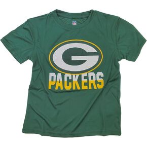 Outerstuff NFL Green Bay Packers Youth Boys 8-20 مرة أخرى في Top Dri-Tech Team Tee Tee in Kuwait