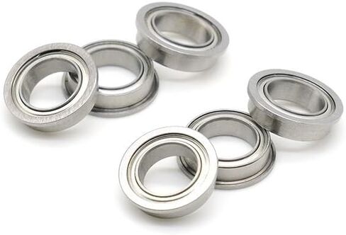 F6802ZZ 10pcs Flange Bearing 15x24x5 mm ABEC-7 Chrome Steel Metal Sealed High Speed Mechanical Equipment Parts in Saudi Arabia