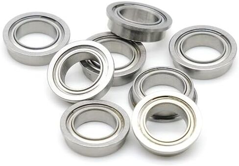 F6802ZZ 10pcs Flange Bearing 15x24x5 mm ABEC-7 Chrome Steel Metal Sealed High Speed Mechanical Equipment Parts in Saudi Arabia