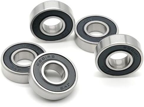 5PCS 6001RS 12x28x8mm Motor Grade Cover Sealed Deep Groove Ball Miniature Bearing 6001-2RS 52100 Chrome Steel in Saudi Arabia