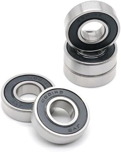 5PCS 6001RS 12x28x8mm Motor Grade Cover Sealed Deep Groove Ball Miniature Bearing 6001-2RS 52100 Chrome Steel in Saudi Arabia