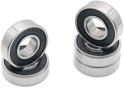 5PCS 6001RS 12x28x8mm Motor Grade Cover Sealed Deep Groove Ball Miniature Bearing 6001-2RS 52100 Chrome Steel in Saudi Arabia