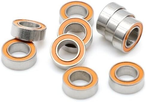 2PCS SMR74 2RS 4x7x2.5mm ABEC-7 بكرة الصيد الفولاذ المقاوم للصدأ تحمل SMR74 RS MR74 in Saudi Arabia