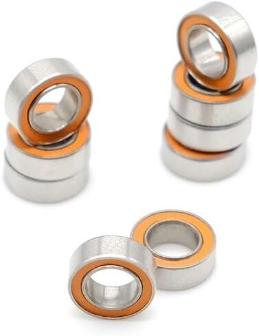 2PCS SMR74 2RS 4x7x2.5mm ABEC-7 بكرة الصيد الفولاذ المقاوم للصدأ تحمل SMR74 RS MR74 in Saudi Arabia