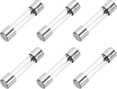 Meccanixity 20a 250v 6x30mm تأخير الزجاج الزجاجي في فتيل فتيل بطيء للضربات البطيئة للأجهزة المنزلية 6 أجهزة كمبيوتر in Kuwait