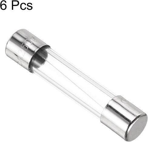 Meccanixity 20a 250v 6x30mm تأخير الزجاج الزجاجي في فتيل فتيل بطيء للضربات البطيئة للأجهزة المنزلية 6 أجهزة كمبيوتر in Kuwait