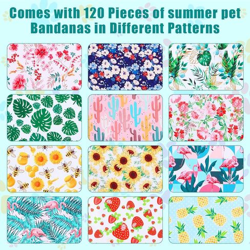 Amylove Halloween 120 Pcs Dog Bandana Bulk Pet Scarf Assorted, Skeleton in Saudi Arabia