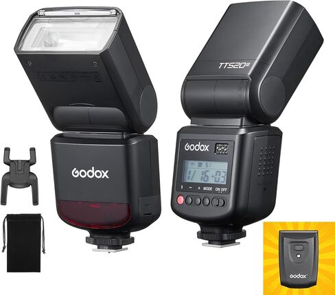 Godox TT520II Camera Flash Universal On-Camera Flash Electronic Speedlite Wireless Transmission for Canon Nikon Panasonic Olympus Pentax DSLR Camera in Saudi Arabia