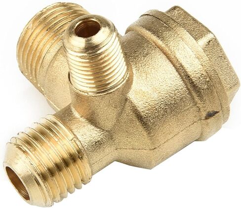 3 Port Brass Central Pneumatic Valves Air Compressor Check Valve Thread Male Thread Check Valve Connector Tool DIY Home Tools 1Pcs in Saudi Arabia