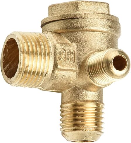 3 Port Brass Central Pneumatic Valves Air Compressor Check Valve Thread Male Thread Check Valve Connector Tool DIY Home Tools 1Pcs in Saudi Arabia