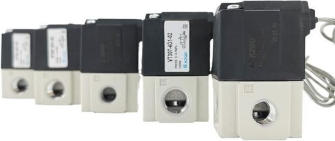 1 PCS 3/2 Way 1/4'' VT307 DC24V DC12V AC220V Air Pneumatic Normally Closed Solenoid Valve(VT307-5G-01 DC24V) in Saudi Arabia
