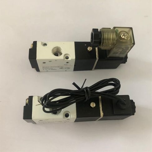 3V110-06 12V 1/8" Solenoid Valve 3 Way Pneumatic Air Control Valve Electric Gas Magnetic Valve Alumium Body 1Pcs(Transparent,Onecolor) in Saudi Arabia