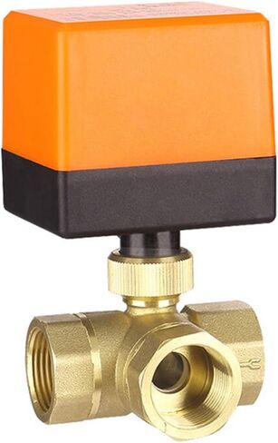 1/2 quot ؛ 3/4 quot ؛ 1 quot ؛ 2 quot ؛ ثلاث طرق مزودة بمحركات صمام 220V 12V 24V 3-Ware 2 نقطة التحكم في النحاس النحاس صمام الكرة الكهربائية 1pcs (220vac ، 1.25 بوصة) in Kuwait