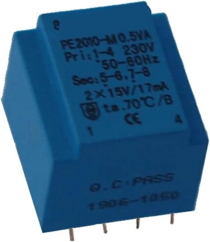 PE2010-M Power 0.5VA 220V / 6V/7.5V/9V/12V/15V/18V/24V Encapsulated PCB Mount Electrical Isolation Transformer(0.5VA-220V-24V) in Saudi Arabia