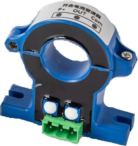 4-20MA AC Transmitter 0-500a 0-300a 0-100a DC Hall Current Sensor 20mm Hole AC DC Transmitter DC24V (INPUT AC 0-100A) in Kuwait
