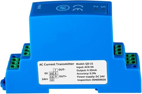 1PCS استقرار عالية محول الطاقة AC 0-1A 0-2A 0-3A 0-5A إلى 4-20MA 0-20MA 0-10V 0-5V 1-5V AC/DC Current Sensor (AC 0-4A ، 0-5V Outder_ac 220V) in Kuwait