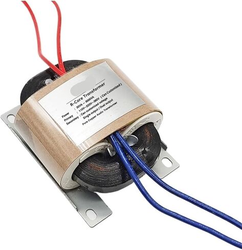 5W R-CORE TRANSPLER DUAL OUTPUT 12V-0-12V 15V-0-15V /18V /24V 3WIRES PURE COPPER WIRE AUDIO SUPPLIFIER استخدم الإدخال 220V 110V (الإدخال 220V ، 18V-0-18V) in Kuwait