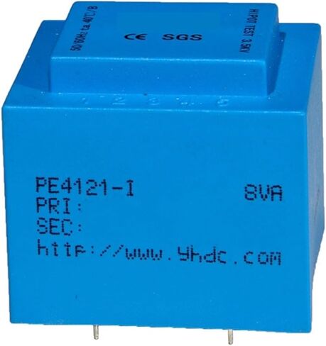PE4121-I Power 8VA INPUT 380V OUTPUT 6V/7.5V/9V/12V/15V/18V/24V Epoxy apoxy closed pcb arbling transformer (8VA 380V 6V) in Kuwait