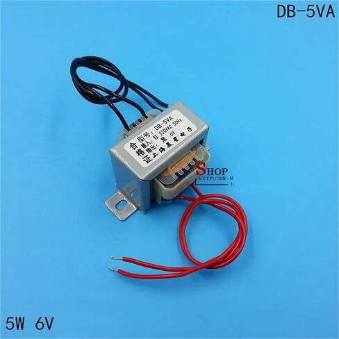 DB-5VA 5W محول الطاقة 220V380V إلى 3V6V9V12V15V18V24V36VAC AC EI41 (220V الجهد الفردي ، 12V) in Kuwait